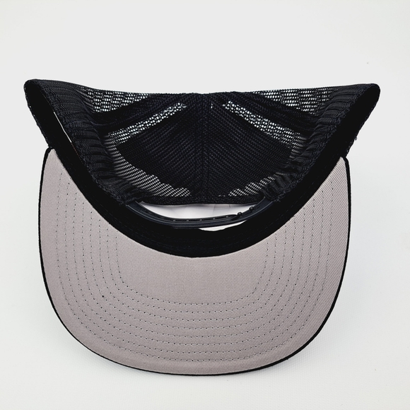 American Biker Retro Willy G Embroider Flat Bill Trucker Mesh Snapback Harley HD - Picture 7 of 8